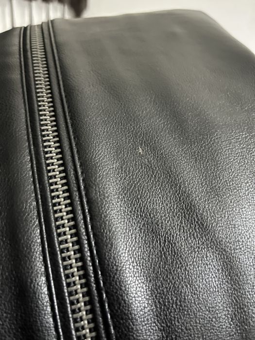 Jaqueta de couro legítimo para motociclista - 2XL