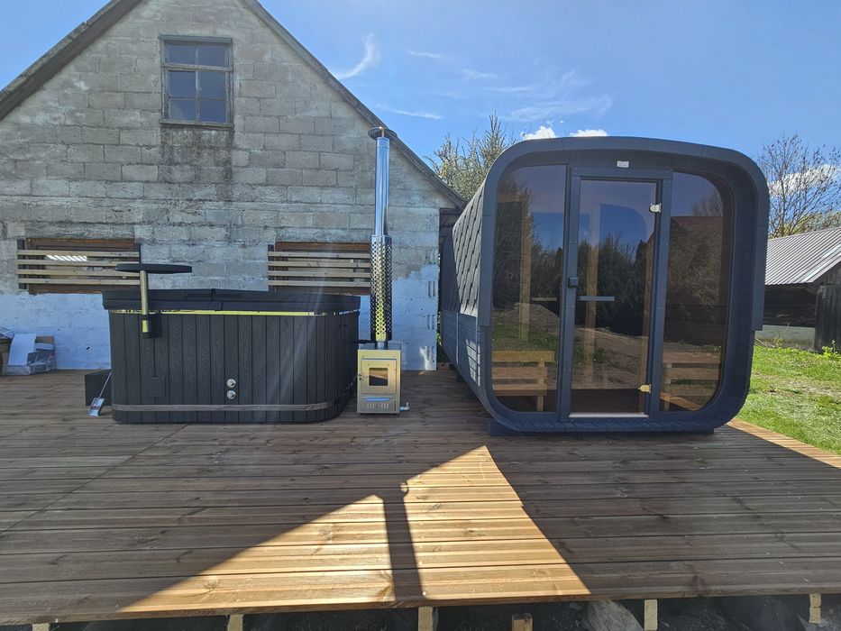 Sauna ogrodowa 3x2.2m