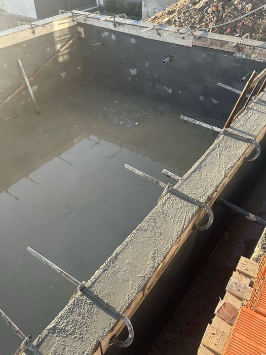 Construção de piscina