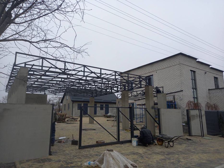 Зварювання Монтаж Фарбування. Ферми, навіси