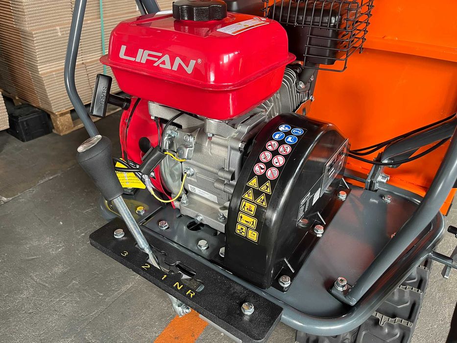 Mini dumper de largatas DELEKS® MD-500EL – Motor Lifan 6.5 cv – 300 kg