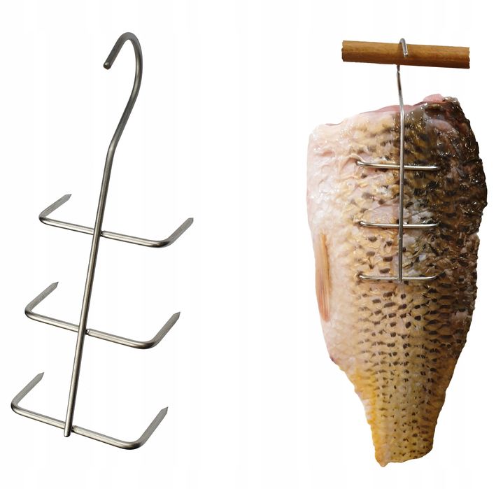 Hak Wędzarniczy Super Smoke do filetów i płatów ryb 3mm Premium 16cm