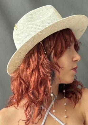 Капелюх із рисовоі соломи