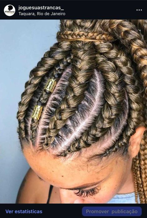 Tranças africanas, nagô, box braids