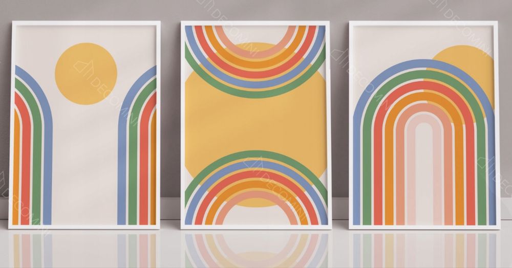 Zestaw 3 plakatow 50x70