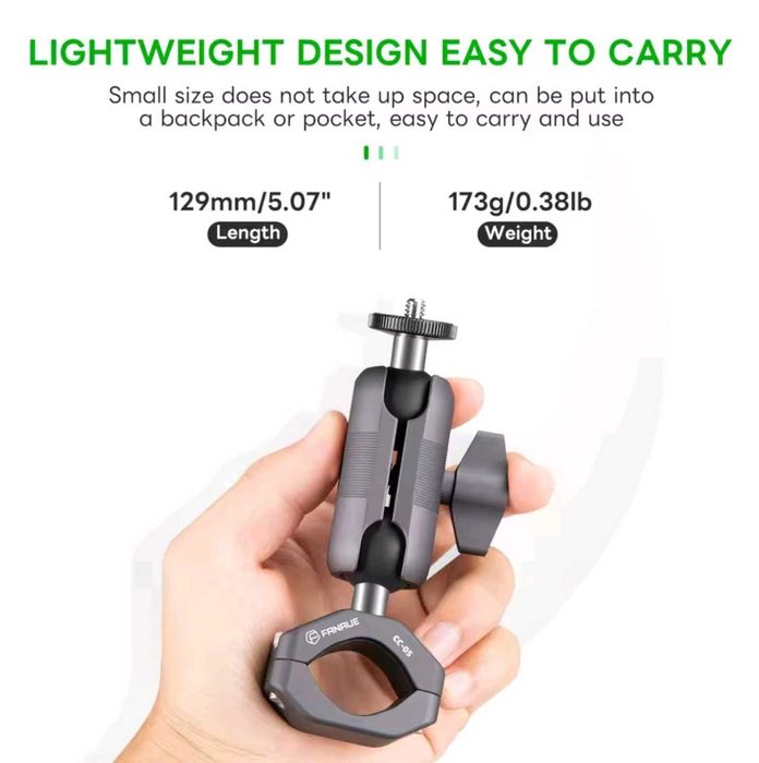 Uchwyt FANAUE GB-02T do telefonu kamery motocyklowy rowerowy