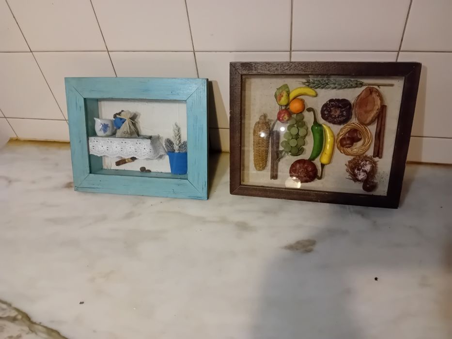 Conjunto de 2 Quadros Decorativos