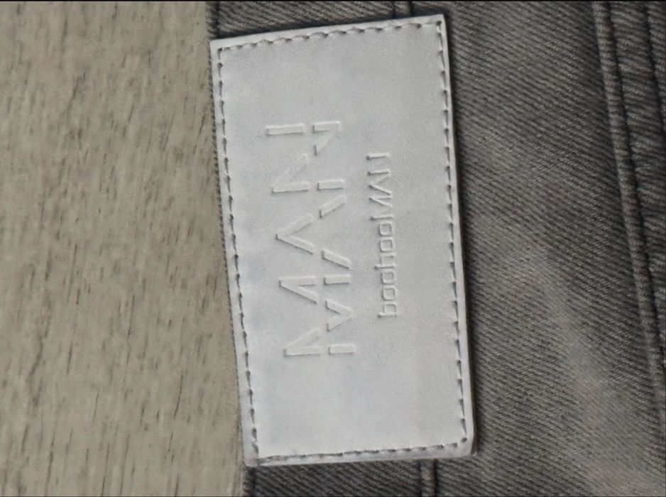 Ripped jeans szare boohooMAN