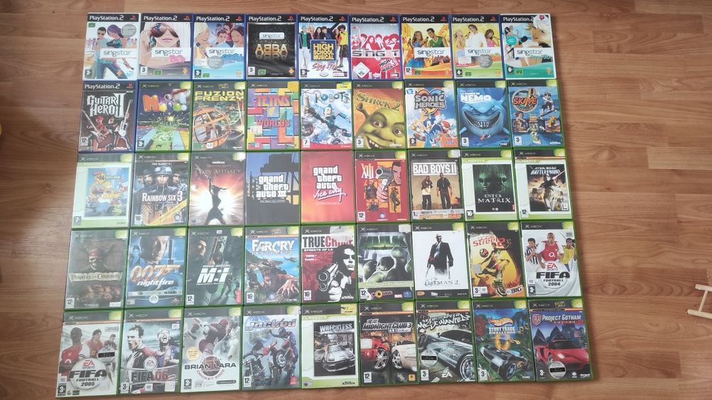 Jogos PlayStation 2, Xbox Og