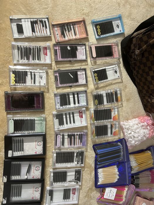 Material de extensao de pestanas