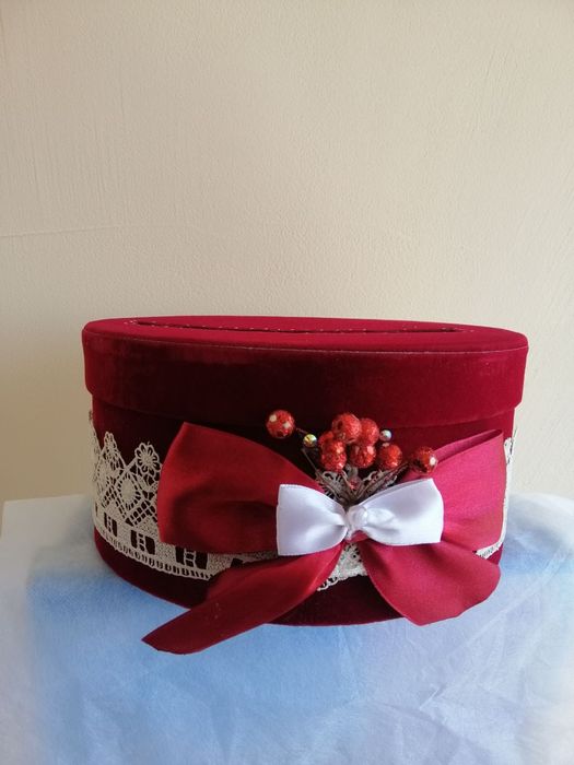 Скриня для грошей оксамитова (бархатна)