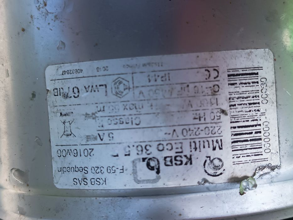 водяний насос KSB Multi Eco 36.5
