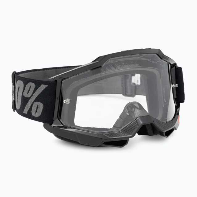 Мото очки 100% ACCURI 2 Goggle Black - Clear Lens. Мотоочки Мото Маска