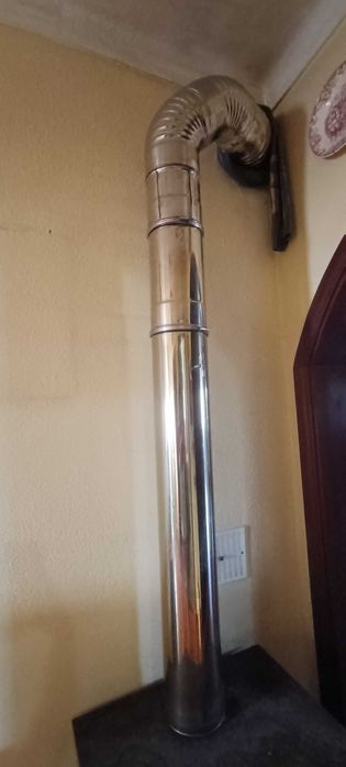 Kit de Tubos de Exaustão em Aço Inox para Salamandra...