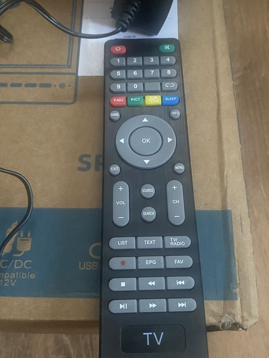 Telewizor Przenośny 14 Cali 12V Do Samochodu Kampera Tira DVB-T2