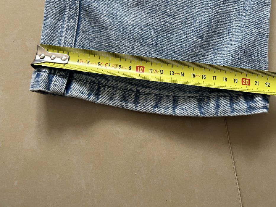 Jeansy H&M szeroka nogawka rozm 134 regulowany pas