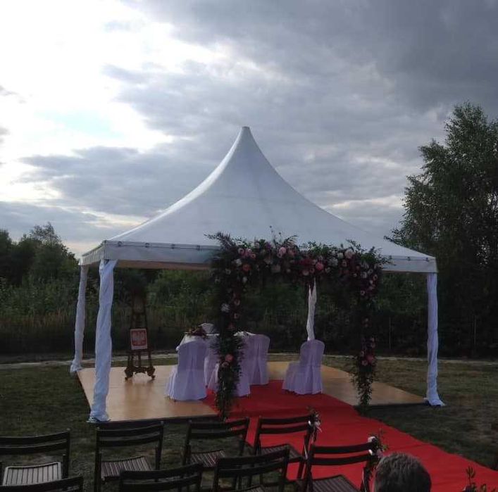 Wynajem namiotów; komunijnych, weselnych, targowych imprezowych