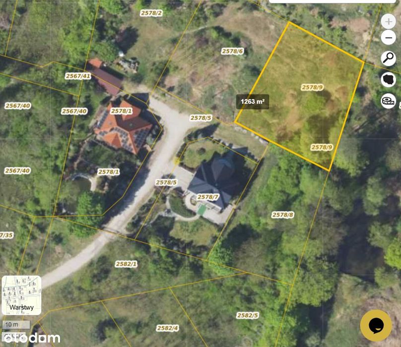 Sprzedam działkę budowlaną 1221 m² oraz 1274 m², Płock ul. Lisia - View 5
