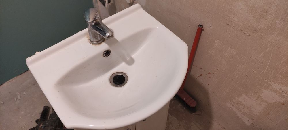 Zlew z syfonem i bateria szafka gratis