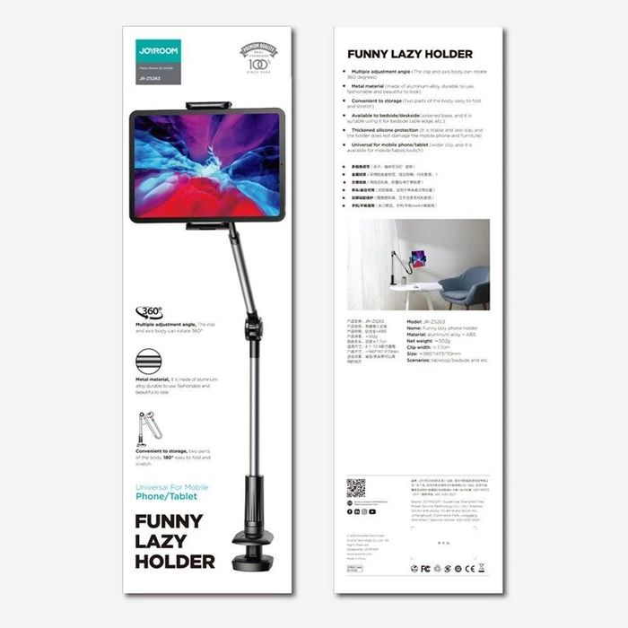 Uniwersalny uchwyt na tablet/telefon !!! Rozstaw 4,7-12,9” !!! Polecam