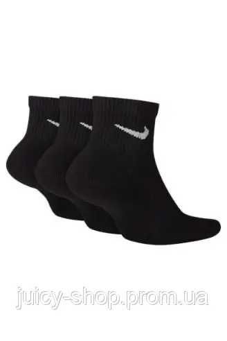 Середні шкарпетки Nike Преміум чорні | Носки Найк | шкарпетки найк