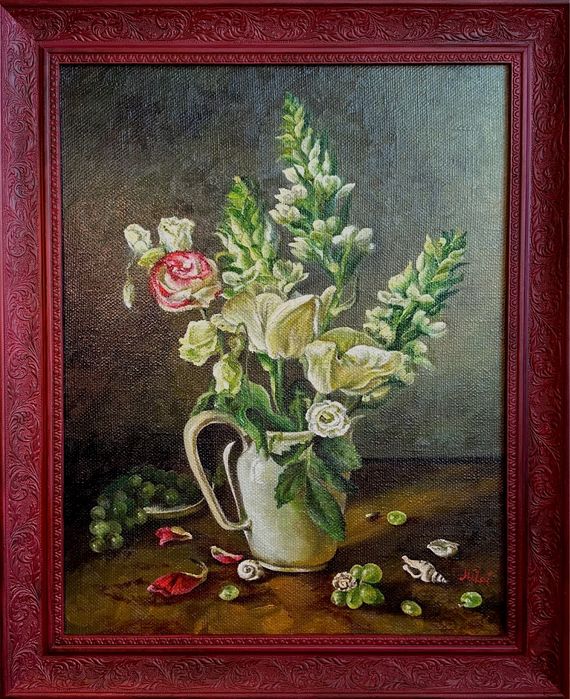 Картина маслом. Букет