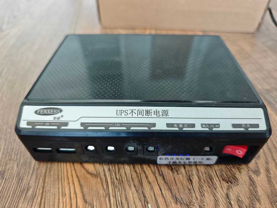 Потужний Mini UPS Penxess 30000-60000 mAh ДБЖ для роутера (22 год автономії)