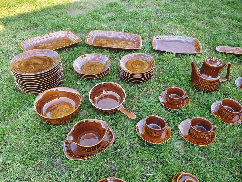Zestaw Porcelit Pruszków kratka