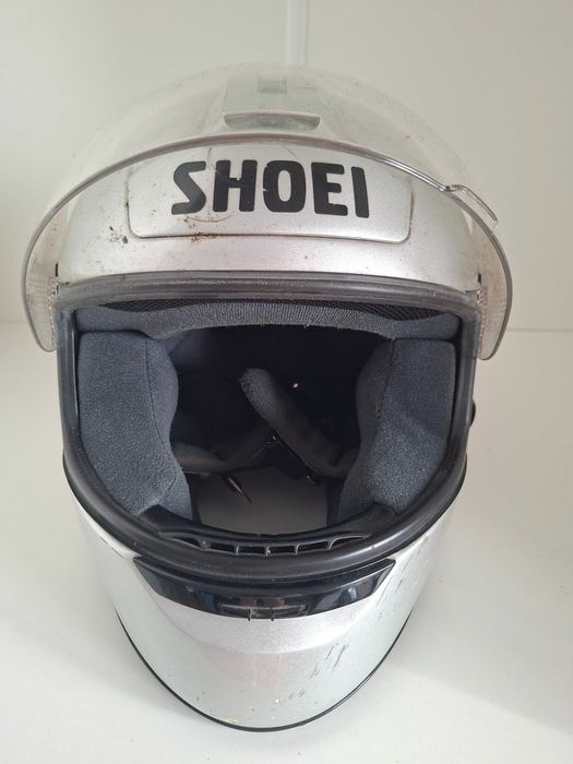 Kask motocyklowy SHOEI XR-800 integralny srebrny używany