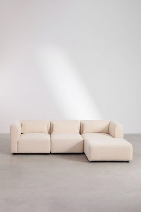 Sofá Modular Design Moderno c/ Chaise Longue – Estado Impecável