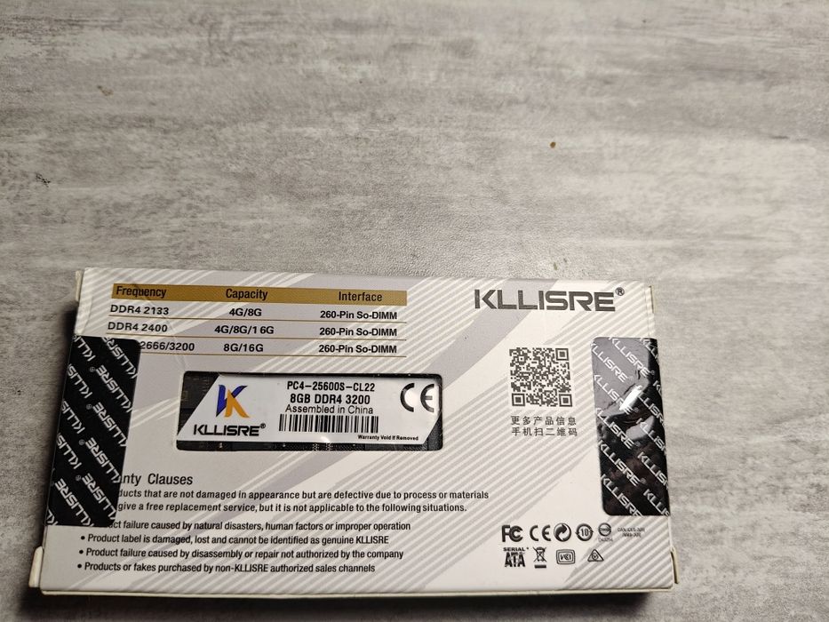 Оперативна Пам'ять RAM  DDR4 SODIMM для ноутбука 2400t 3200 8GB ігрова