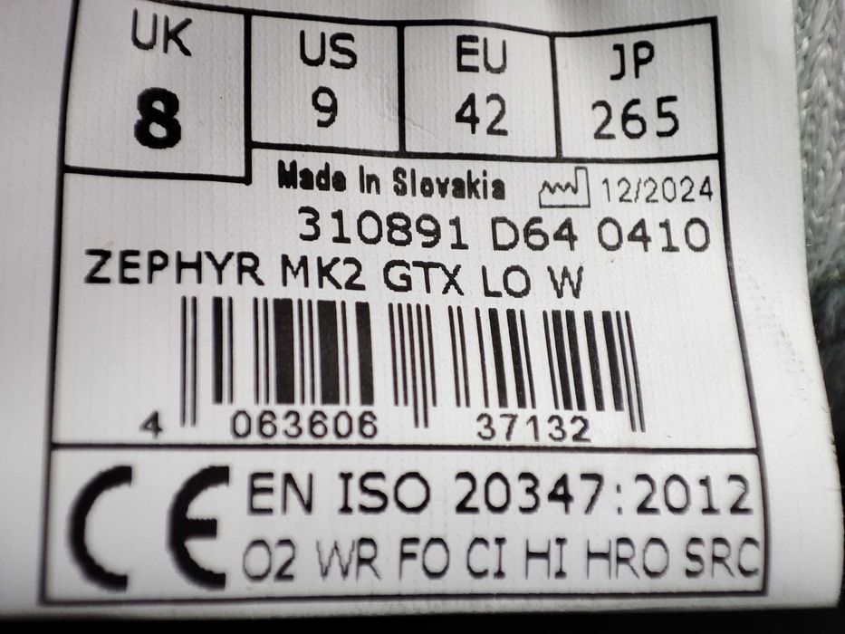 ОРИГІНАЛ 100%!!Кросівки тактичні LOWA Zephyr MK2 GTX LO TF 310890 0410
