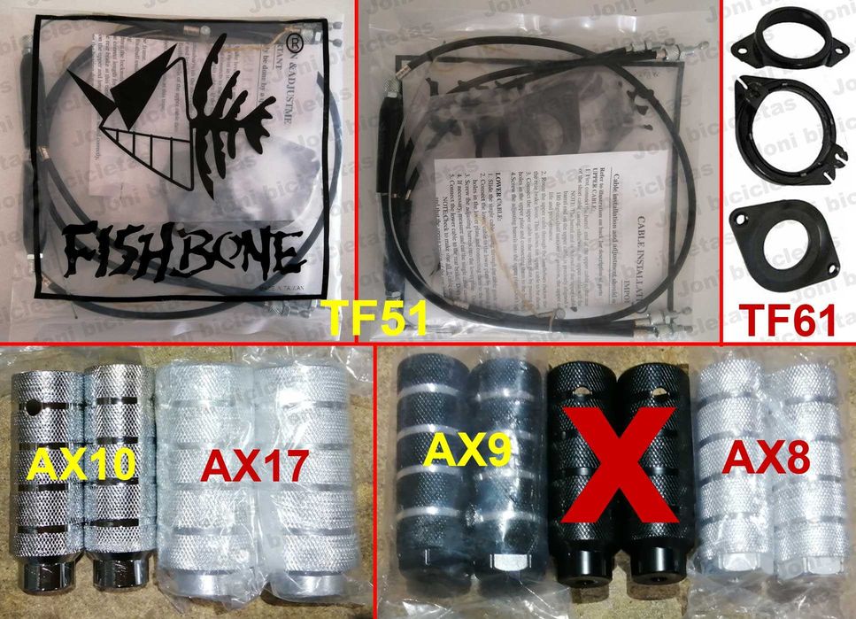 Peças de bicicleta BMX free style