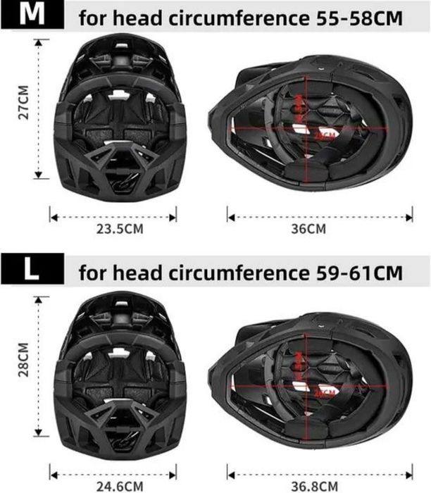 Шолом FULL FACE dx