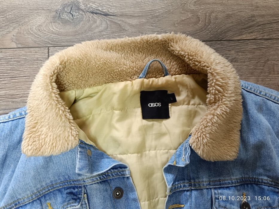 Шерпа Asos кофта спортивная ветровка джинсовая куртка теплая