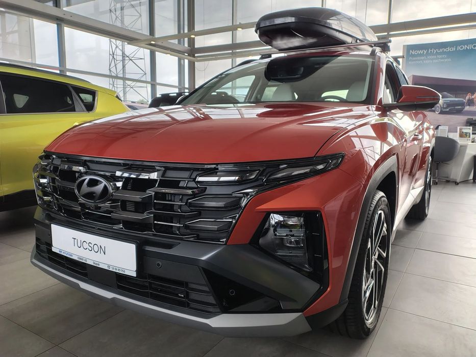 Hyundai Tucson 2025 r. Hybryda 215 KM 4WD Platinum Kamery 360' Nagłośnienie Premium !