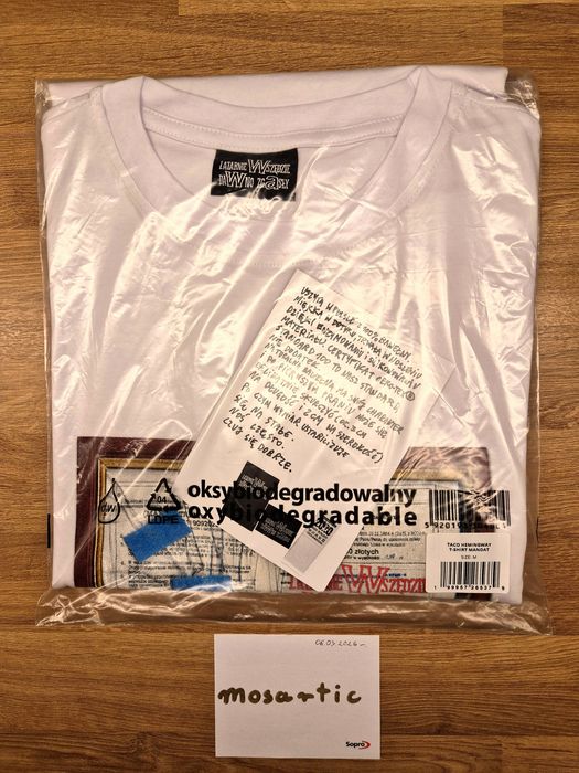 [NOWY] T-shirt Taco Hemingway – Latarnie Wszędzie Dawno Zgasły biały M