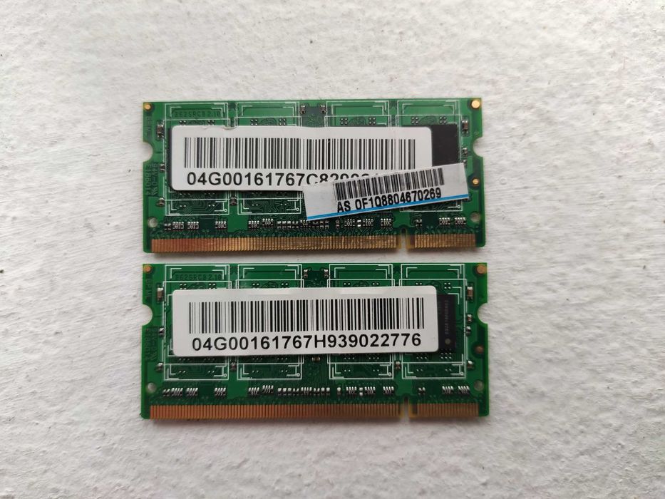 Memória RAM 1Gb DDR2 x2 unidades64309610784003121