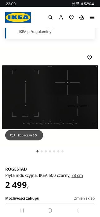 Płyta indukcyjna Ikea Rogestad