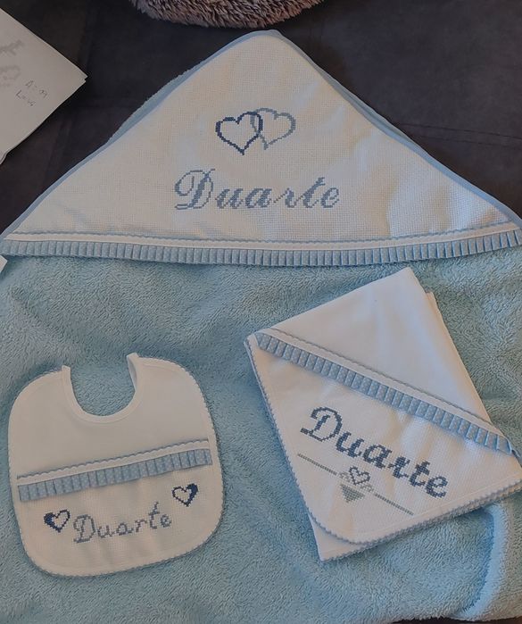 Conjunto Ponto cruz bebé