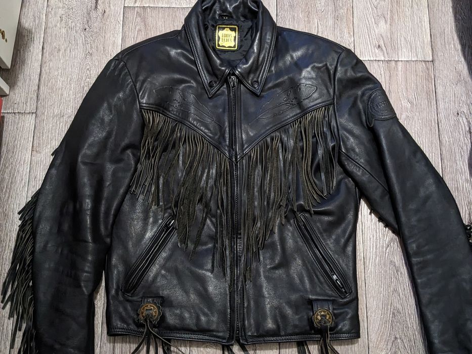 Вінтажна байкерська куртка косуха IXS p M