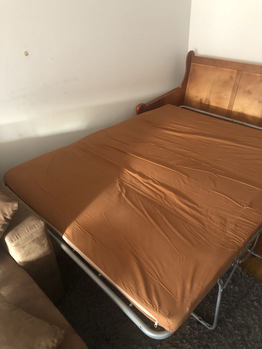 Sprzedam skórzany komplet mebli kanapa i dwa fotele