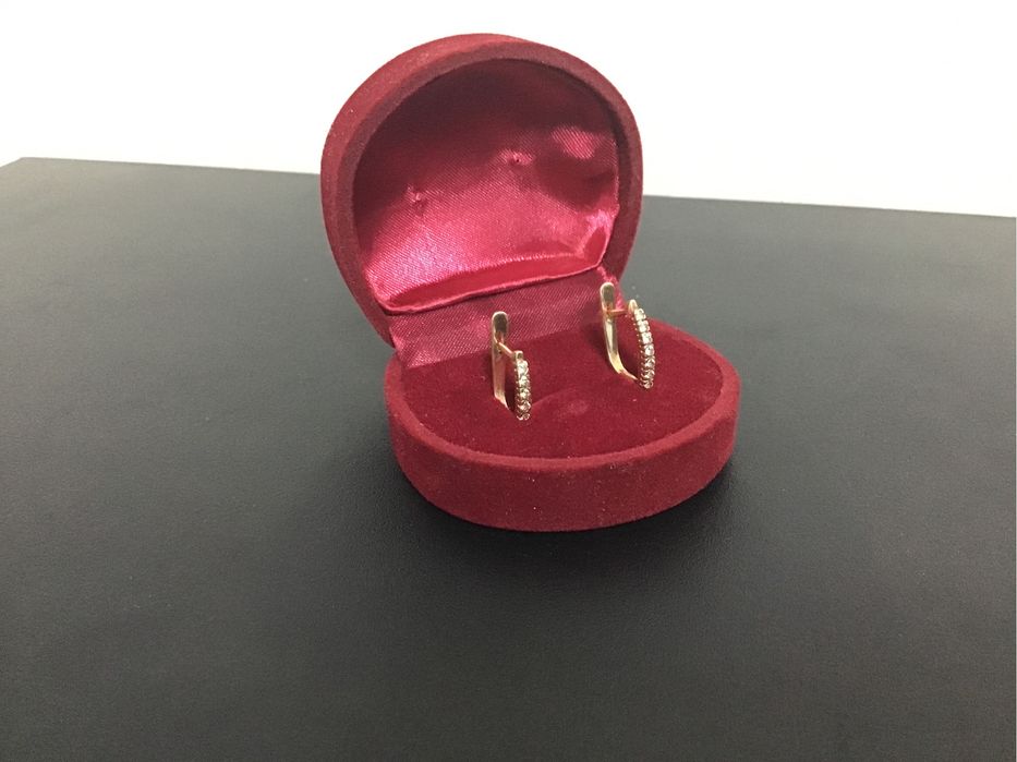 Серьги золото 585 пробы