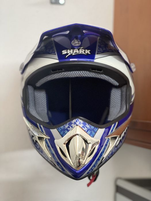 Capacete SHARK MXR Tsunami NOVO Tam L