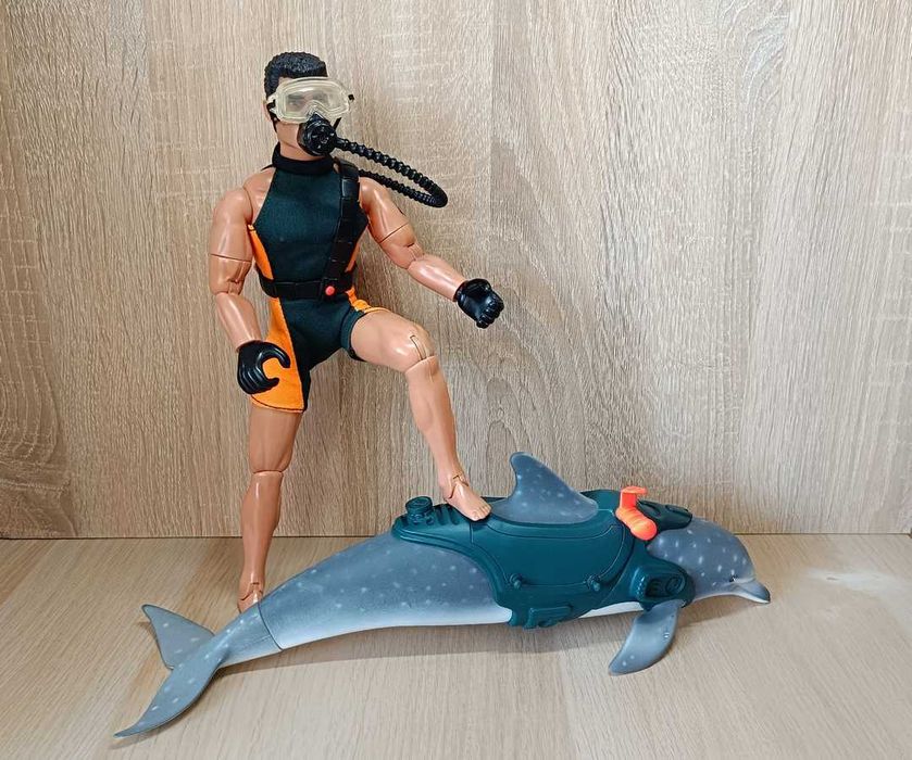 Unikat duża figurka Асtion Man *Marine Mission*. Hasbro 1996
