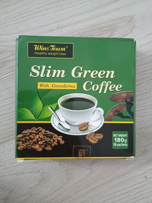 Wins Town Healthy Weight Loss Slim Green Coffee z Ganodermą