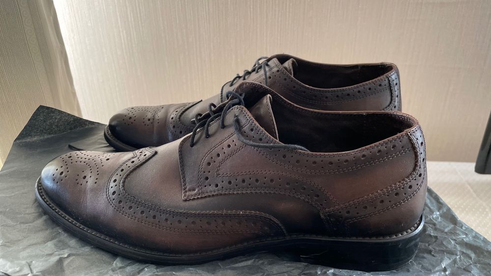 Туфлі інспектор шкіряні