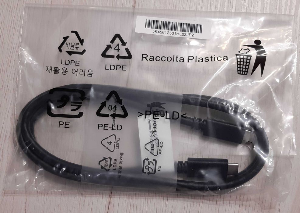 Nowy Kabel USB-C 1 m 5A 4K display cable usb-c to usb-c