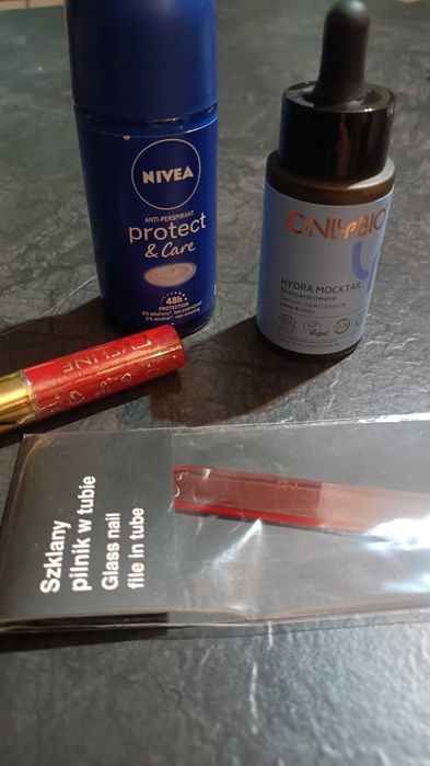 zestaw nowych kosmetyków ONLYBIO Nivea Eveline