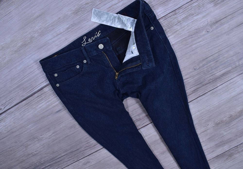 Levis Jeansy Damskie Granatowe Slim Denim / 30